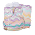 Unicorn waves maxima reusable cloth diaper