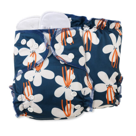 Lovely lillies maxima reusable cloth diaper