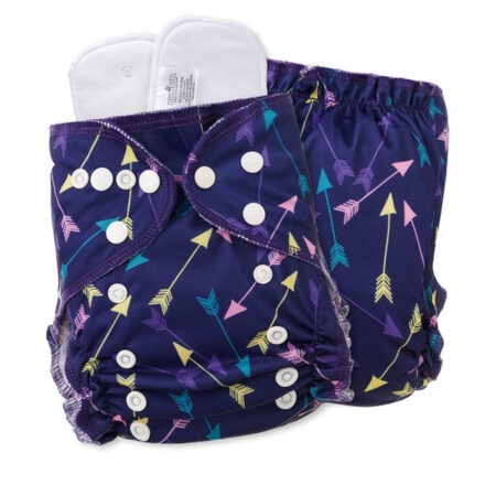 Cute arrows maxima reusable cloth diaper